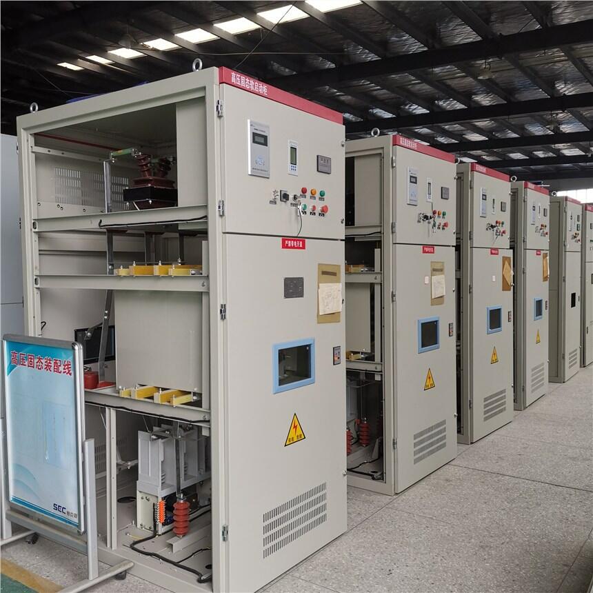 磨漿機軟啟動柜，SPHMV-1600晶閘管軟啟動柜在造紙廠應用